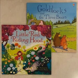 Usborne Little Red Riding Hood & Goldilocks Books fairytales